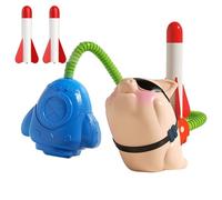 ccuzs Toy Rocket for Kids, Foam Rocket Set, Outdoor Play Toy, Fun Launching Games, Birthdays, Christmas, New Year, Easter, And Anniversaries, 9.84x8.27x2.95in