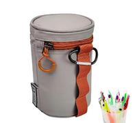 ccuzs Travel Fishing Bag, Fish Tackle Bag, Accessories Organizer, Ice Fishing Storage with Adjustable and Comfortable to Carry for Every Outdoor Enthusiast, 6.69x4.53 Inches, Gris, riferimento