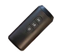 ccuzs Ultrasonic Anti Barking Device, Portable Dog Trainer, Rechargeable Bark Silencer, Double Sensor Led Flashlight Ideal for Indoor and Outdoor Use, 3.74x1.57 Inches