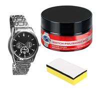 ccuzs Watch Polishing Kit - Scratch Removal Sponge | Metal Frame Renewal Cream Restoring for Brass, Stainless Steel, Resin, Epoxy, Jewelry or Ring Maintenance