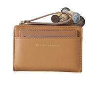 ccuzs Zipper Wallet, Card Holder, Lanyard Multi-Functional, Large Coin Purse, Capacity Coins For Notes, and Cards, Portable Short Lightweight Cash Space, 12.5x9x2.5cm