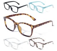 CCVOO 5 Pack Lectura Gafas de Luz Azul Bloqueo Mujeres/Hombres, Anti UV Ray/Glare Readers Moda Eyeglasses with Spring Hinge (*C1 Mix,4.50)
