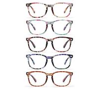 CCVOO Gafas de lectura para mujeres/hombres, anteojos, lectores de luz azul para mujeres/hombres, anteojos de computadora para tramposos, Mezcla B1, one