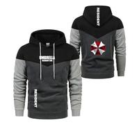 CCVQPF Sudadera con Capucha Cómoda para Hombre Abrigos R.es.i.d.en.t Bolsillo Chaquetas De Entrenamiento Suéteres Tops Deportiva Primavera Y Otoño Prendas-HeiSe||l