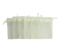 CCXGRFT 50 Unids Bolsa De Organza Empaquetado De Joyas Regalo Dulce Boda Fiesta Goodie Embalaje Favores Bolsas Bolsas Dibujables Presente Dulces Bolsas-Lvory,7x9cm 50pcs