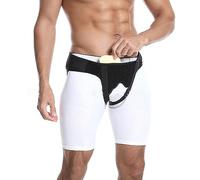 ccXrC Cinturón para Hernias para Adultos Inguinales, Hernia Soporte braguero Cinturón con almohadillas de compresión for hombres y mujeres Cinturón de apoyo de la hernia (Size : L)
