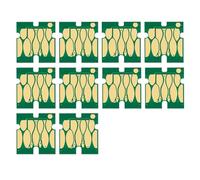 CCXTKENWU Compatible con Suministros de Impresora T6193 T3000 T3200 T5200 T7200 T3270 T5270 T7270 F6000 F6070 P10000 Chip de Caja de Mantenimiento de Chip de Tanque de Tinta Residual(10 Pcs)