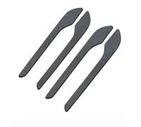 CCXTOTOM Protector de cubierta de manija de puerta ABS de fibra de carbono, 4 piezas, Compatible con piezas de motocicletas automotrices, modelo 3 Y 2024(Color Name: black)