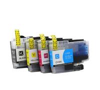 CCXTZC 4pcs 12pcs Compatible LC424 Estándar 424 Cartucho de Tinta de Fit Universal para DCP-J1200DW DCP-J1200W DCP-J1200WE Color Reemplazo de terceros(1set-LC424)