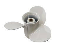 CCXTZC 63V-45947-00 hélice de reemplazo 9-1/4 x 8 Aluminio 3 8 Spline Compatible con 9 a 15 Motores de Botes externos