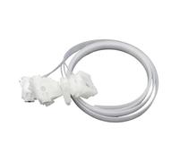 CCXTZC Amortiguador de Tubo de Tinta de 6 Colores con Tubo de Manguera de Tinta de 2 Metros Compatible con Suministros de Impresora para Dumper DX4 R330 L800 L805 L1800 R1390(2m-White)