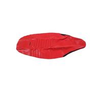 CCXTZC Funda de Asiento de Motocicleta Antideslizante e Impermeable, Juego de Cojines elásticos Suaves para protección de Asiento de Bicicleta, Compatible con la mayoría de los Asientos estándar(Red)
