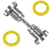 CCXTZC Tapón de Drenaje magnético con Junta 22-8M0058389 Compatible con Stern Drive Alpha 1 Isabel 1 2 R MR 2 Piezas