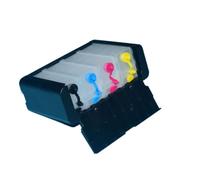 CCXTZC Tuberías o Accesorios universales para Tanque Ciss, 4 Colores, DIY, 4X, compatibles con Suministros de Impresora(E)