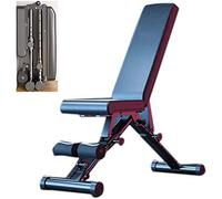 CCYENG Bancos Ajustables, Taburete con Mancuernas para el hogar, máquina de Ejercicios de Abdominales, Silla para Fitness Multifuncional, Taburete Plegable con mancuer