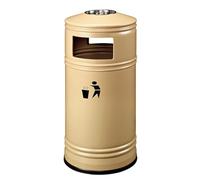 CCYENG Bote de Basura al Aire Libre Bote de Basura Redondo al Aire Libre Bote de Basura Creativo Multifuncional en el Patio Trasero