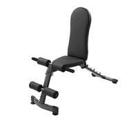 CCYENG Taburete Plegable con Mancuernas, Banco Ajustable, Cama de Levantamiento de Pesas para el hogar, Abdominales en Interiores, máquina de Ejercicio, rodamiento de