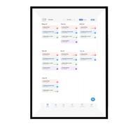 CCYLEZ 10.1 Pulgadas Gran Calendario Digital Inteligente, Calendario de Pantalla Táctil HD Planificador de Familia Family Planner, Wifi Planner Family Organizer con Plan de Comidas de