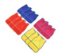 CCYLEZ 12pcs Delantales para Niños Impermeables sin Mangas con Bolsillo,