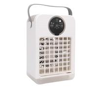 CCYLEZ Air Acondicionadores Portátiles, Enfriador de Aire Evaporativo 3 en 1 con 3 Velocidades, 700 Ml de Agua, 7 Color de Luz, Tiempo de Ejecución de 4-6h, bajo Ruido, para la Oficina
