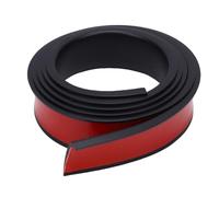 CCYLEZ Ajuste del de la Rueda del Coche, Tira Anticolisión de la Ceja de la Rueda del Coche a Prueba de Arañazos de PVC, Ajuste Universal para el Camión del SUV (3.8 Cejas Ruedas Negras Planas)