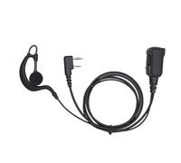 CCYLEZ Auriculares de Radio de 2 Vías, Auriculares con Gancho en Forma de G con Micrófono PTT, Auricular de Radio de 2 Vías con Micrófono con Tecla Push to Talk de Pines