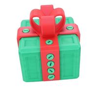 CCYLEZ Caja de Regalo Molesta, Caja Interactiva de Rompecabezas de Tornillos, de Almacenamiento Decorativa 3D Difícil de Abrir, Regalos de Broma Divertidos para Adultos, Hombres, (Rojo+Verde)