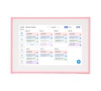 CCYLEZ Calendario Digital Inteligente de 10.1 Pulgadas, Pantalla Táctil HD, Planificador de Familia Electrónica, con WiFi Sync Photo Frame Chore Chart Plan de Comidas para el Hogar