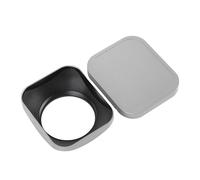CCYLEZ Capucha de Lente de Cámara Cuadrada, Protector de Sombra de Lente de Aleación de Aluminio para Cámaras DSLR, con Interfaz Giratoria de Hilo, Seguro sin Tambalearse (43MM)