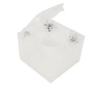 CCYLEZ Carcasa de Repuesto para Consola de Juegos para GC, Carcasa de Plástico ABS con Dos Paneles Traseros para DOL 001 y DOL 101, Accesorios de Cubierta Protectora de Fácil Instalación (Blanca
