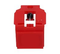 CCYLEZ Cartucho de Aguja de Repuesto ATN91R, Aguja Cónica Pulida de 0,6 Mil para Tocadiscos, para Cartucho Magnético Móvil AT91R, Tocadiscos AT PL300 con Carcasa de ABS Roja