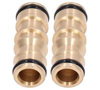 CCYLEZ Conector de Tubería de Latón 1/2 Pulgada Conexión Rápida | Construcción duradera de latón, Conexión flexible, Ideal para conexión de manguera, Fácil instalación