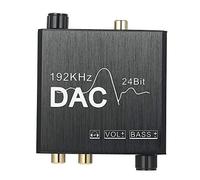 CCYLEZ Convertidor de Audio Digital a Analógico Convertidor DAC de 24 Bits de 192 KHz Entrada Coaxial óptica Adaptador de Salida de Audio de 3,5 Mm
