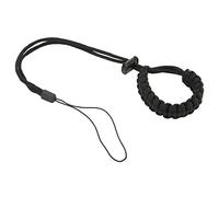 CCYLEZ Correa de Muñeca de Buceo Tejida a Mano, Cordón de Teléfono Ajustable ABS, Cordón de Muñeca de Buceo para Cámara de Acción 10/9/8/7/6/5/4/3(Negro)