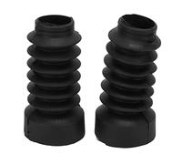 CCYLEZ Cubierta Antipolvo para Amortiguador, Protección de Horquilla Delantera de Goma Duradera para DIO 18/27/28/34/35, 2 uds. (BLACK)