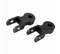 CCYLEZ Elevador de Amortiguador de Motocicleta, Dispositivo de Elevación Duradero para Chasis, Extensión Universal de 5cm, Aleación de Aluminio, 2 uds. (con tornillos)
