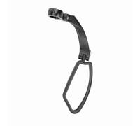 CCYLEZ Espejo Retrovisor de Bicicleta Ajustable 360 grados con Reflector de Luz para Bicicletas de Montaña y de Carretera, Marco de Plástico Duradero (Espejo retrovisor derecho (HF-MR080R))