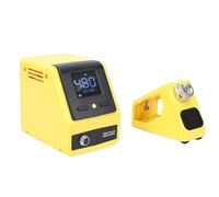 CCYLEZ Estación de Soldadura con Pantalla Digital de 120 W, Calentamiento Rápido 3S, Antiestática, T210, para Reparación de Electrónica de PCB. (Enchufe de la UE)