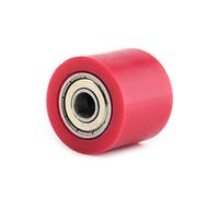 CCYLEZ Guía de Rueda Tensora Deslizante de Rodillo de Polea de Cadena de 8mm/10mm para Motos de Cross, Motocicletas, Vehículos Todo Terreno, Material Duradero de Primera Calidad (Rojo 8MM)