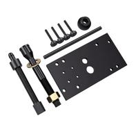 CCYLEZ Herramienta Instaladora de Cojinete Interior del árbol de Levas para | Hierro, placa de soporte, extractor, varilla de presión, manguito, 4 tornillos de mariposa, anodizado negro, a prueba de