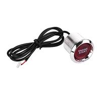 CCYLEZ Interruptor de Arranque Universal con Luz LED para Activación (rojo)