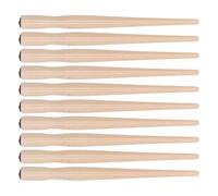 CCYLEZ Juego de 10 Soportes para Puntas de Bolígrafo de Cómic, Agarre Cómodo para Práctica de Caligrafía en Inglés (Acabado de madera natural.)