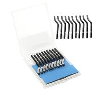 CCYLEZ Juego de 20 Cuchillas de Corte, Cuchillas de Repuesto Afiladas para Raspar Plástico y Metal de PVC, Herramienta de Corte Precisa para Proyectos de Bricolaje