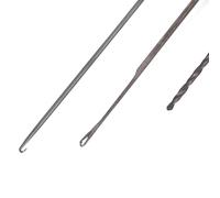 CCYLEZ Juego de Agujas de Cebo de Pesca de Acero con Alto Contenido de Carbono, Herramienta de Pesca 3 en 1 Duradera para Pescadores, Ligera, Portátil, 3 uds.