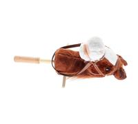CCYLEZ Juguete de Caballo de Peluche con Sonidos, Efectos de Sonido, para | Material de felpa duradero, Juguete educativo, Ideal para niños pequeños, Tamaño de 98 cm, Ruedas más suaves para facilitar