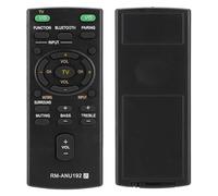 CCYLEZ Mando a Distancia RM-ANU192 de Repuesto Duradero para Barra de Sonido con Alcance de 8M, ABS Negro, 1 Unidad