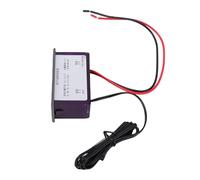 CCYLEZ Medidor de Temperatura Digital Pantalla LED Rango de -50~110 ℃ para Vitrina de Refrigerador y Congelador, ABS, -50~110 ℃, Precisión de ±0,1 °C, Montaje Empotrado, Alimentación de 12 V,