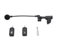 CCYLEZ Micrófono Inalámbrico para Guitarra, de Micrófono con Clips de Captación de Sonido de 360 ° Adecuado para Violín, Violonchelo, Guitarra, Transmisión Inalámbrica 2.4G para
