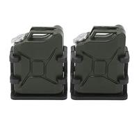 CCYLEZ Mini Lata de Aceite para Coche a Control Remoto, Tanque de Combustible Realista, Actualización para Vehículos Trepadores de Control Remoto 1/10, 1/8, Plástico, Paquete de 2