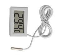 CCYLEZ Mini Termómetro Digital con Pantalla LCD para Acuario, Incubadora de Reptiles, Sensor de Sonda Duradero de 95 Cm, Precisión de 0,1 °C